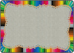 Flagship Carpets Colored Pencils  Educational Rug