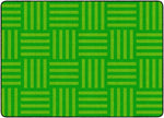Flagship Carpets Hashtag Tone On Tone Lime (seats 35)  Educational Rug