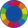 Flagship Carpets My Favorite Color (6` Rd And Set Of 12 Sq.)  Educational Rug