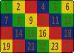 Flagship Carpets Number Seating (seats 35)  Educational Rug