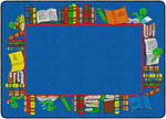 Flagship Carpets Book Worm Border  Educational Rug