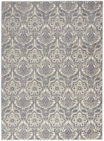 Nourison Sahara Transitional Ivory/Platinum Area Rug