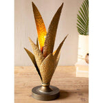 Kalalou CMNQ1074 Rustic Aloe Leaves Table Lamp
