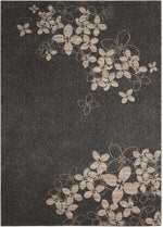 Nourison Maxell Contemporary Charcoal Area Rug