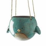 Kalalou CDV1762 Ceramic Hanging Bird Planter