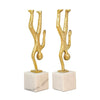 Sagebrook Home 15577 Set of 2 14" Balancing Human Bookends, Gold