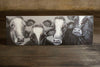 Kalalou CAR1062 Tapestry Oil Painting Black and White Four Cows