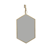Sagebrook Home 13471, Hanging Gold Hexagon Mirror
