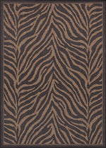 Couristan Recife Zebra 2' X 3'7" Rectangular Indoor/Outdoor  Transitional Rug
