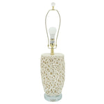 Sagebrook Home 51154 Ceramic 31" Coral Look Table Lamp, Pearl