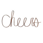 Kalalou A4507 Wall Sign Scrap Iron Cheers