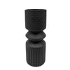Sagebrook Home 16371-03 Ceramic, 10" Mallet Vase, Black