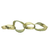 Sagebrook Home 15658-01, 24" Metal Ring Chains, Gold
