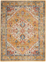 Nourison Passion Transitional Ivory/Yellow Area Rug