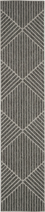 Nourison Palamos Contemporary Dark Grey Area Rug