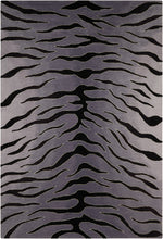 Nourison Contour Contemporary Black/Grey Area Rug