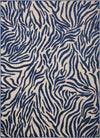 Nourison Aloha Contemporary Navy Area Rug