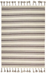 Nourison Solano Contemporary Ivory/Grey Area Rug