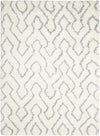 Nourison Galway Contemporary Ivory/Blue Area Rug