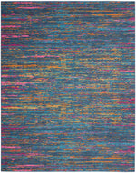 Nourison Passion Contemporary Blue/Multicolor Area Rug