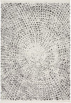 Nourison Kamala Contemporary White/Black Area Rug