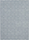 Nourison Urban Chic Contemporary Light Blue Area Rug