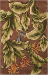 Nourison Tropics Contemporary Khaki Area Rug