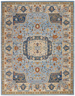 Nourison Majestic Traditional Light Blue Area Rug