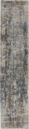 Nourison Concerto Contemporary Blue/Beige Area Rug