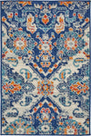 Nourison Passion Transitional Blue/Multicolor Area Rug