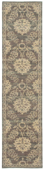 Nourison Silk Elements Traditional Graphite Area Rug