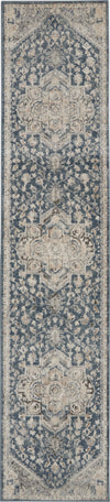 Nourison Concerto Traditional Ivory Blue Area Rug