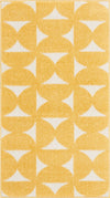 Nourison Harper Contemporary Yellow Area Rug