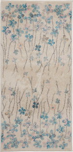 Nourison Tranquil Contemporary Ivory Area Rug
