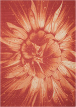 Nourison Coastal Contemporary Red Area Rug