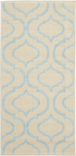 Nourison Jubilant Transitional Ivory/Blue Area Rug