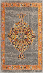 Nourison Passionate Traditional Grey Area Rug