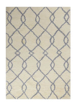 Nourison Galway Contemporary Ivory/Blue Area Rug