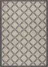 Nourison Garden Party Transitional Ivory/Charcoal Area Rug