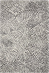 Nourison Linked Contemporary Charcoal Area Rug