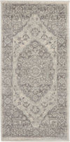 Nourison Tranquil Traditional Ivory/Grey Area Rug