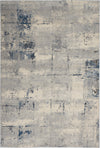 Nourison Grand Expressions Contemporary Ivory Blue Area Rug