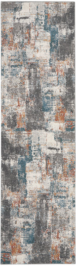 Nourison Ludlow Contemporary Grey/Multi Area Rug