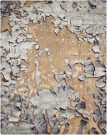 Nourison Prismatic Contemporary Beige/Silver Area Rug