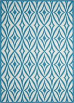 Nourison Sun N` Shade Transitional Azure Area Rug