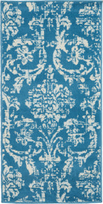 Nourison Jubilant Transitional Blue Area Rug