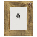 HiEnd Accents Wood Frame with Star Detail