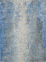 Nourison Prismatic Contemporary Denim Area Rug