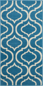 Nourison Jubilant Transitional Blue Area Rug