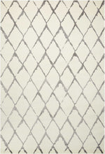 Nourison Tahoe Modern Contemporary Ivory/Grey Area Rug